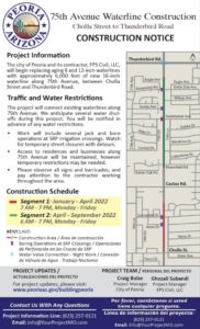 7th Ave waterline postcard mailer english